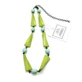 Mint & Ice Quadrangle Amelia Necklace*