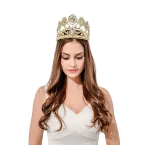 Miss world/universal crystal crown for halloween tiara