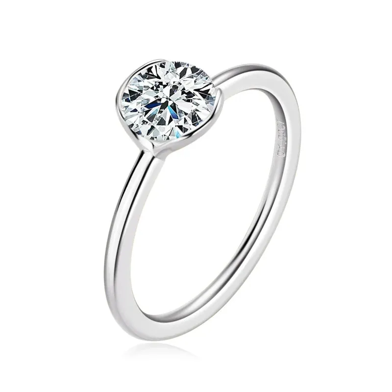 Moissanite Engagement Ring