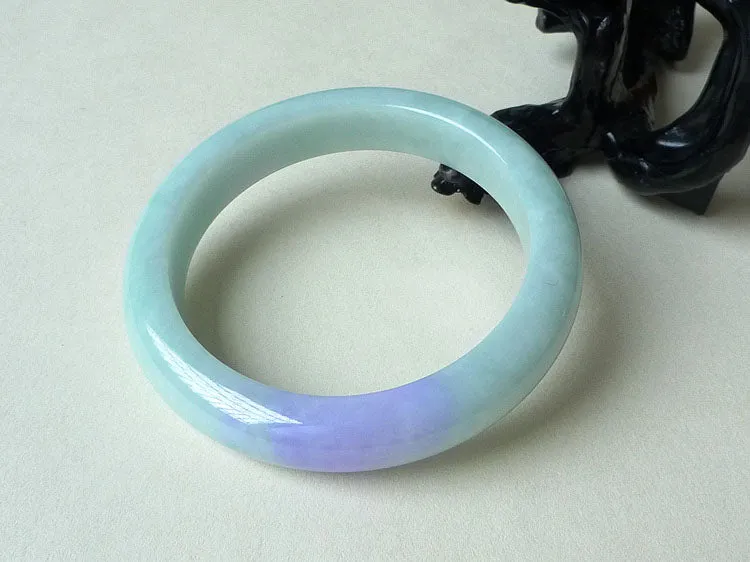 Natural Jade Bangle Jadeite Bangle Internal Diameter 56.5mm BER125