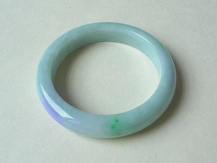 Natural Jade Bangle Jadeite Bangle Internal Diameter 56.5mm BER125