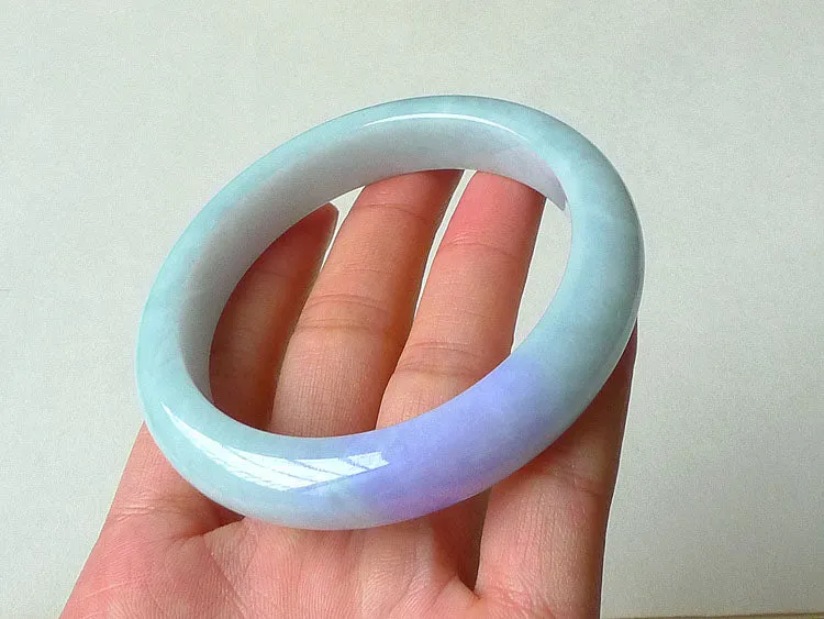 Natural Jade Bangle Jadeite Bangle Internal Diameter 56.5mm BER125