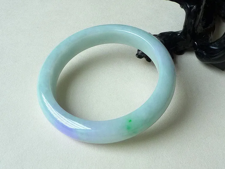 Natural Jade Bangle Jadeite Bangle Internal Diameter 56.5mm BER125