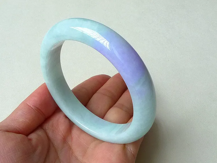 Natural Jade Bangle Jadeite Bangle Internal Diameter 56.5mm BER125