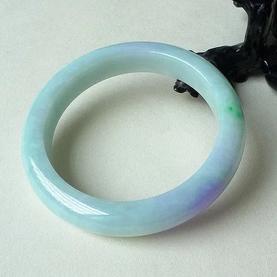 Natural Jade Bangle Jadeite Bangle Internal Diameter 56.5mm BER125