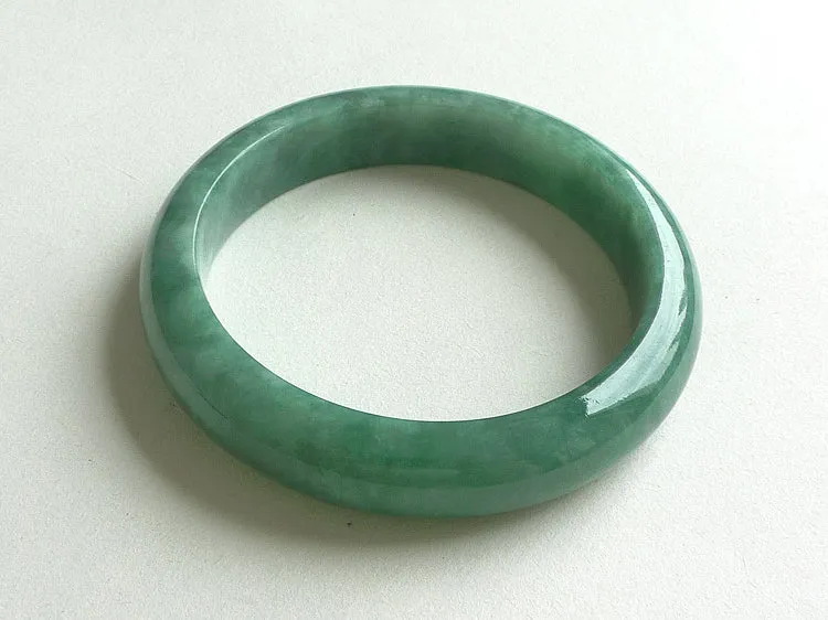 Natural Jade Bangle Jadeite Bangle Internal Diameter 58.5mm BER031