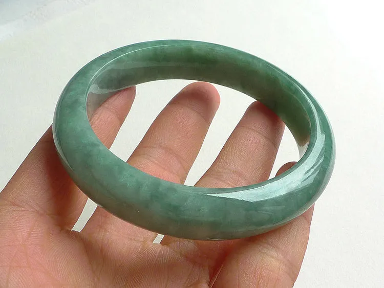 Natural Jade Bangle Jadeite Bangle Internal Diameter 58.5mm BER031