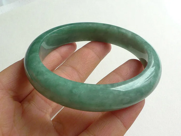 Natural Jade Bangle Jadeite Bangle Internal Diameter 58.5mm BER031