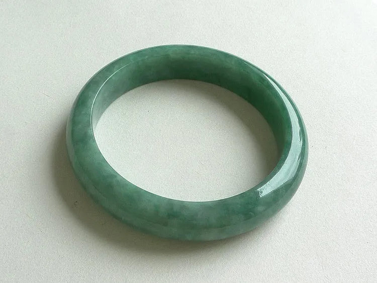 Natural Jade Bangle Jadeite Bangle Internal Diameter 58.5mm BER031