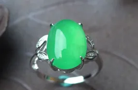 Natural Jade Ring Jadeite Ring TP23