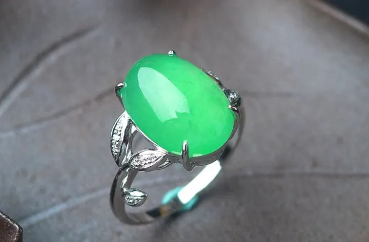 Natural Jade Ring Jadeite Ring TP23