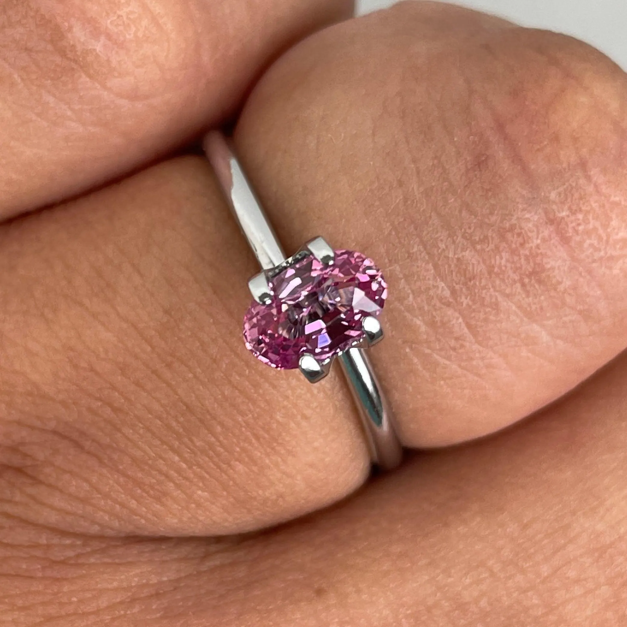 Natural Pink Sapphire| 1.07 Ct| Engagement Ring| Loose Pink Sapphire| Natural Sapphire| Certified Loose Gemstone| Gift