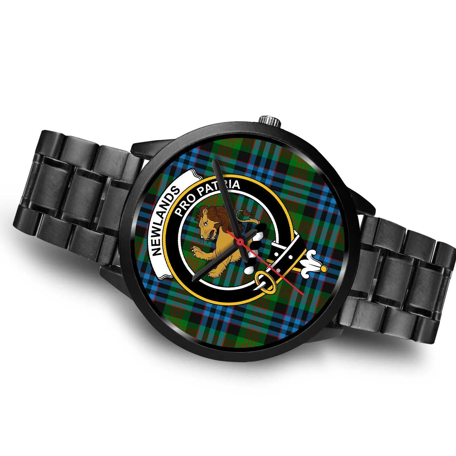 Newlands Clan Badge Tartan Black Watch