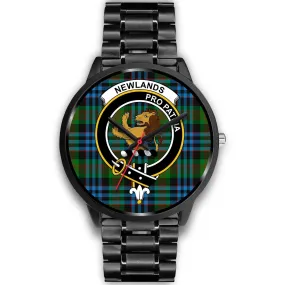 Newlands Clan Badge Tartan Black Watch