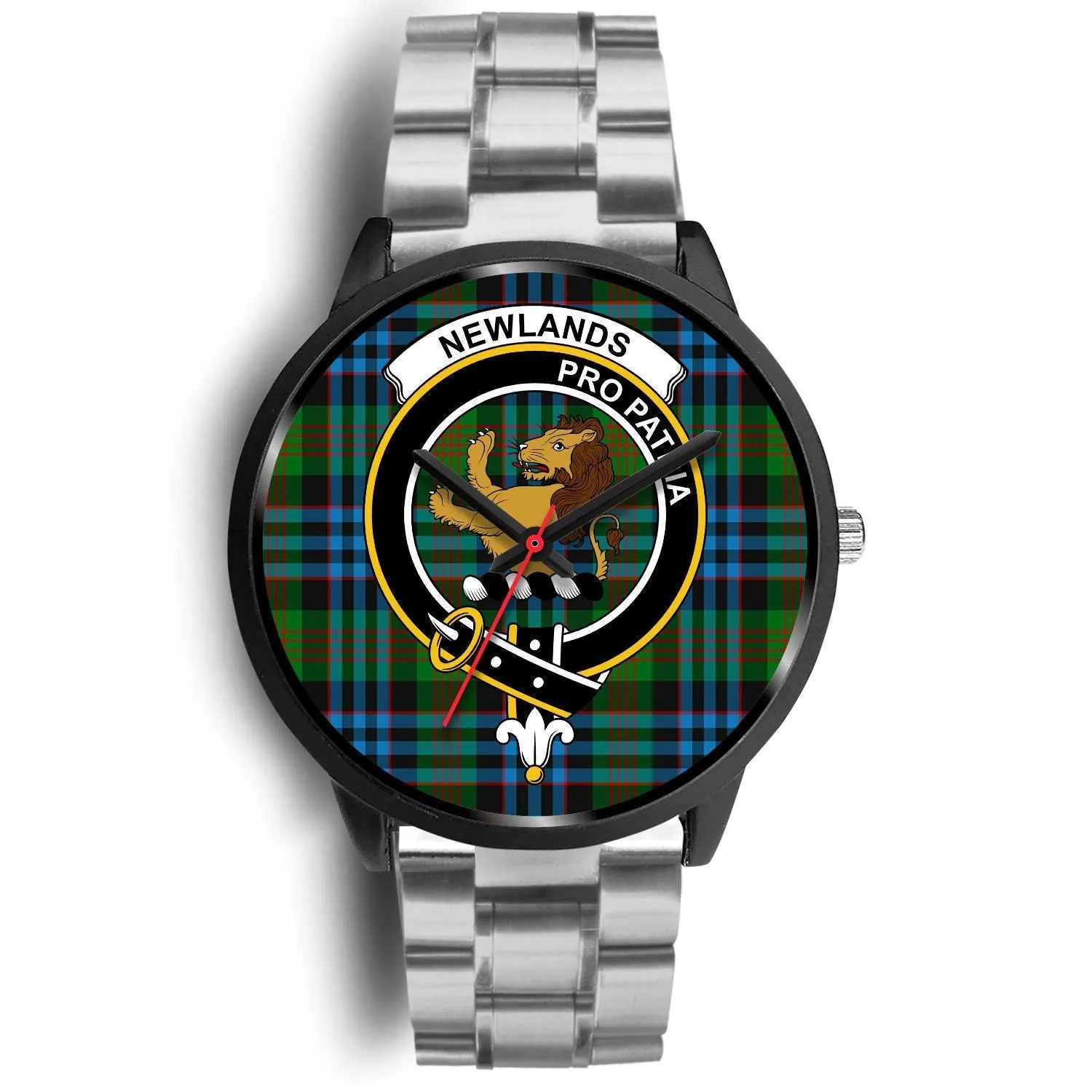 Newlands Clan Badge Tartan Black Watch