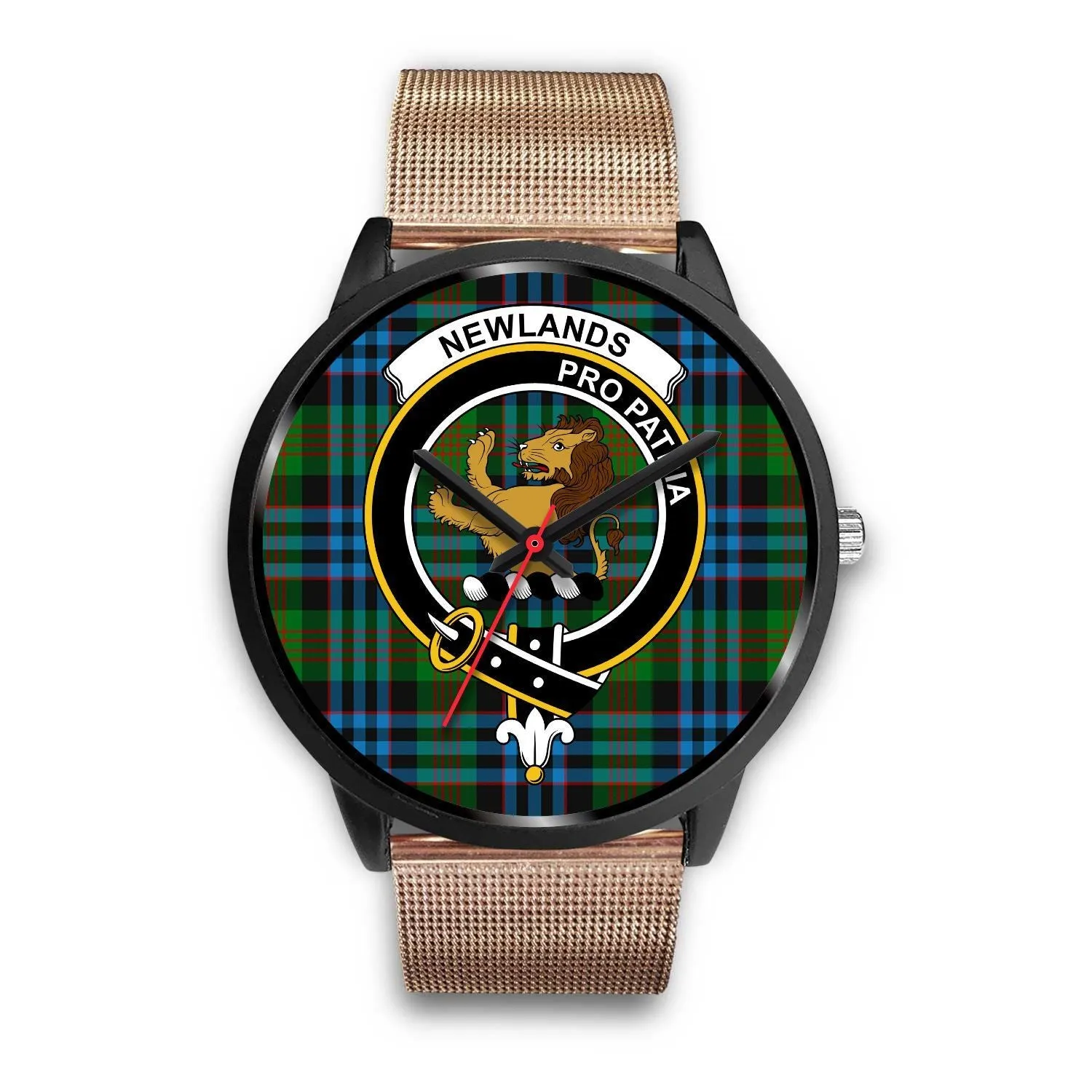 Newlands Clan Badge Tartan Black Watch