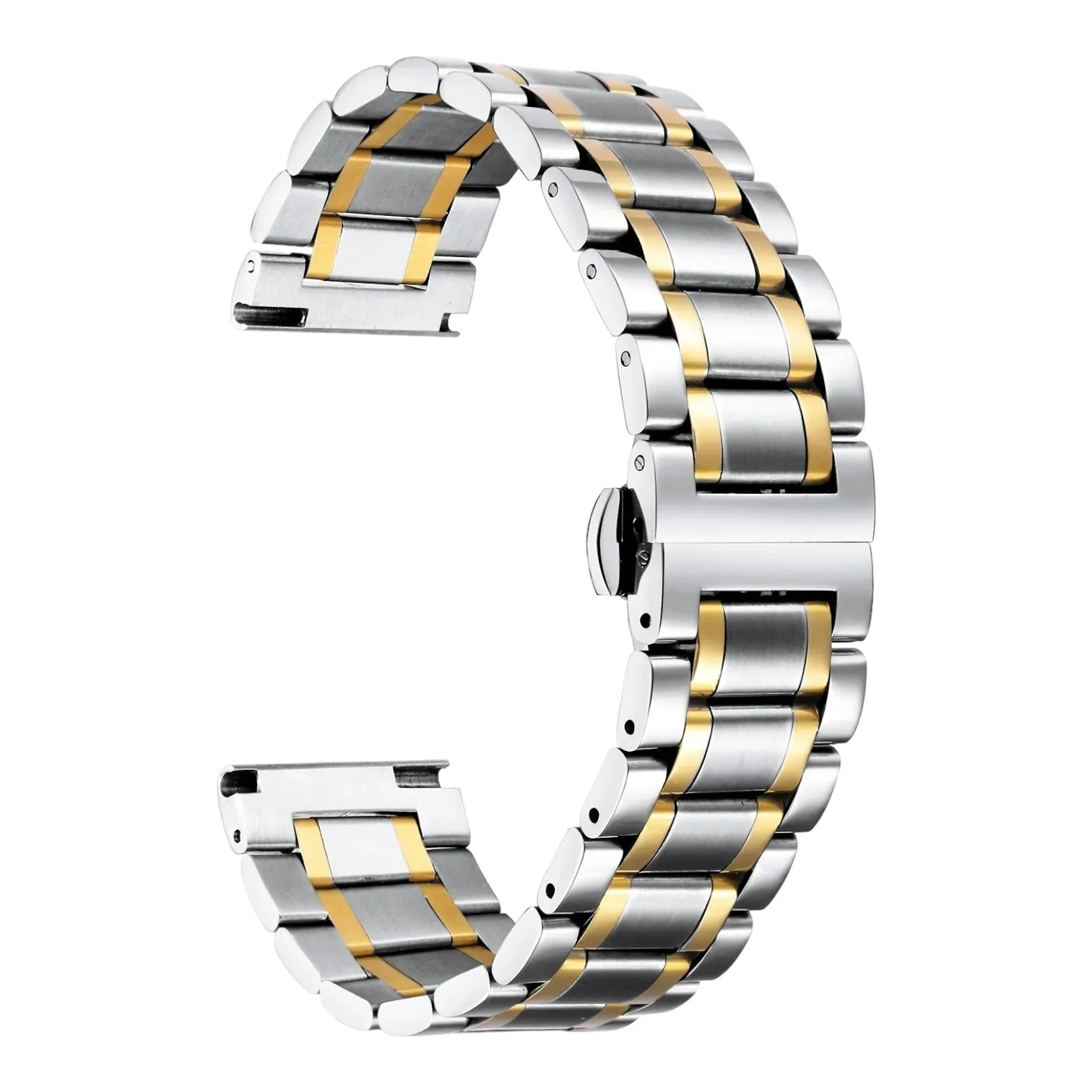 Olympic 22mm Range Stainless Steel Link Watch Strap