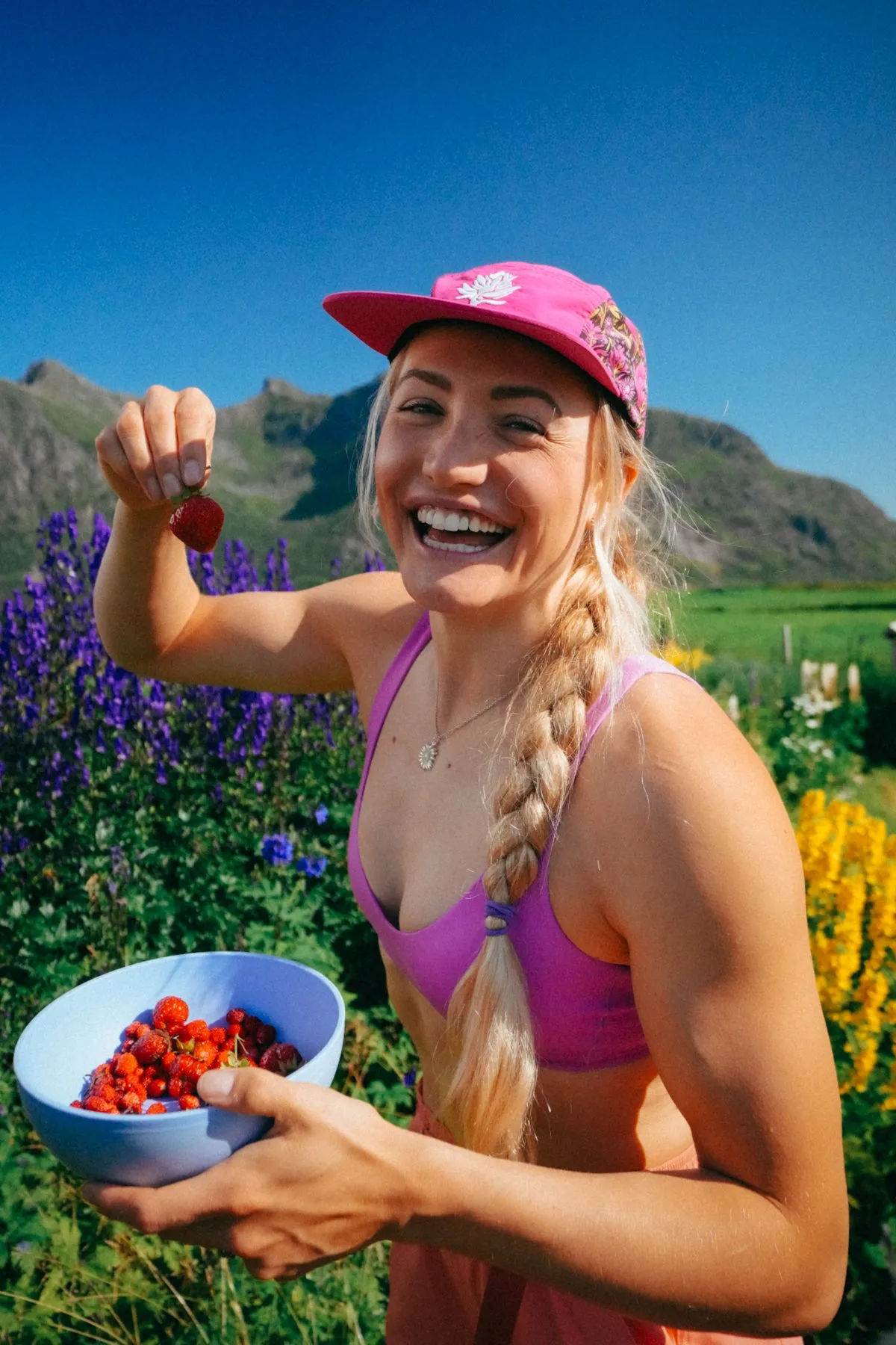 Paintbrush   Asters // 5 Panel Hat