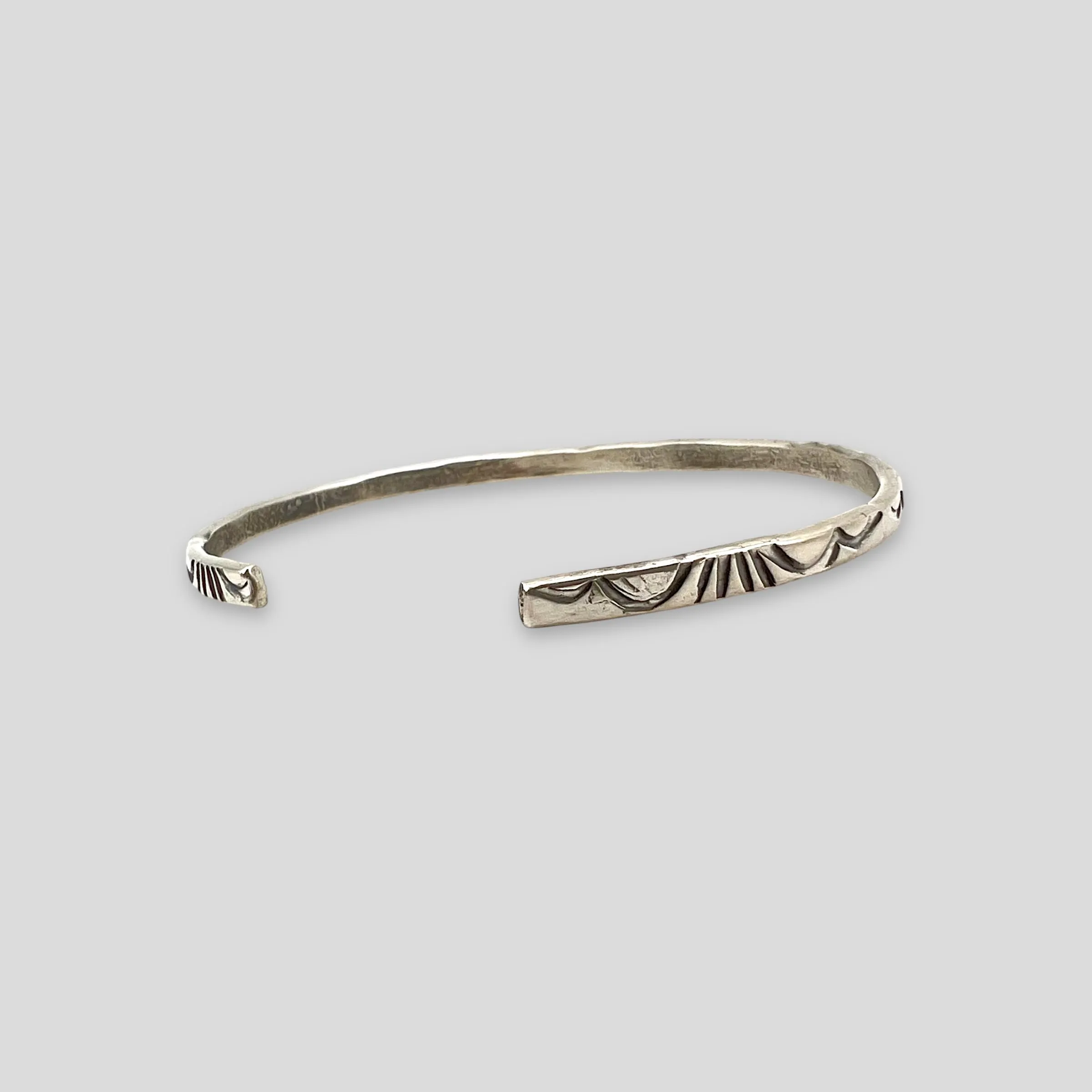 Patterned Sterling Silver Bracelet