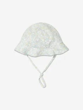 Paz Rodriguez Baby Girls Floral Hat in Green