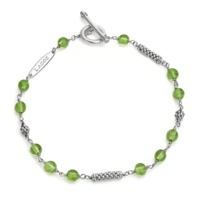 Peridot Beaded Bracelet