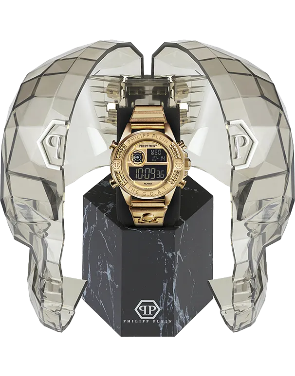 Philipp Plein - The Goat Digital Gold Tone 44mm Watch - PWFAA0321 - 788093