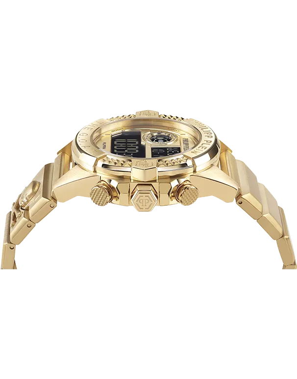 Philipp Plein - The Goat Digital Gold Tone 44mm Watch - PWFAA0321 - 788093