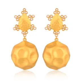 Playa del Sol Drop Earrings - Pearl