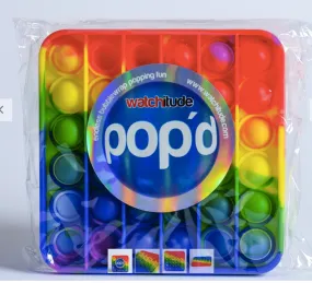 POP'd Rainbow Square Bubble Popping Toy