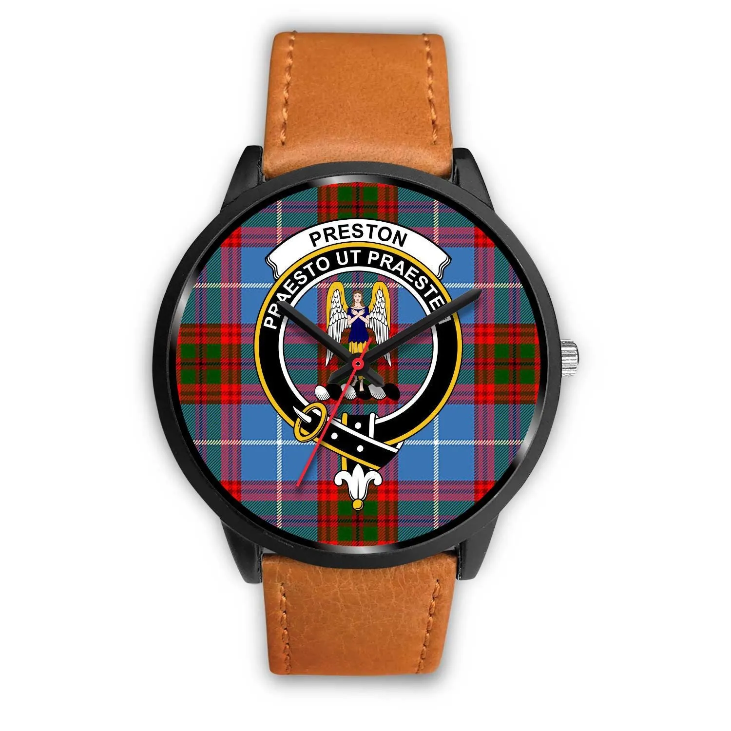 Preston Clan Badge Tartan Black Watch