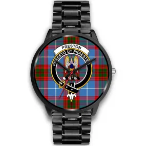 Preston Clan Badge Tartan Black Watch