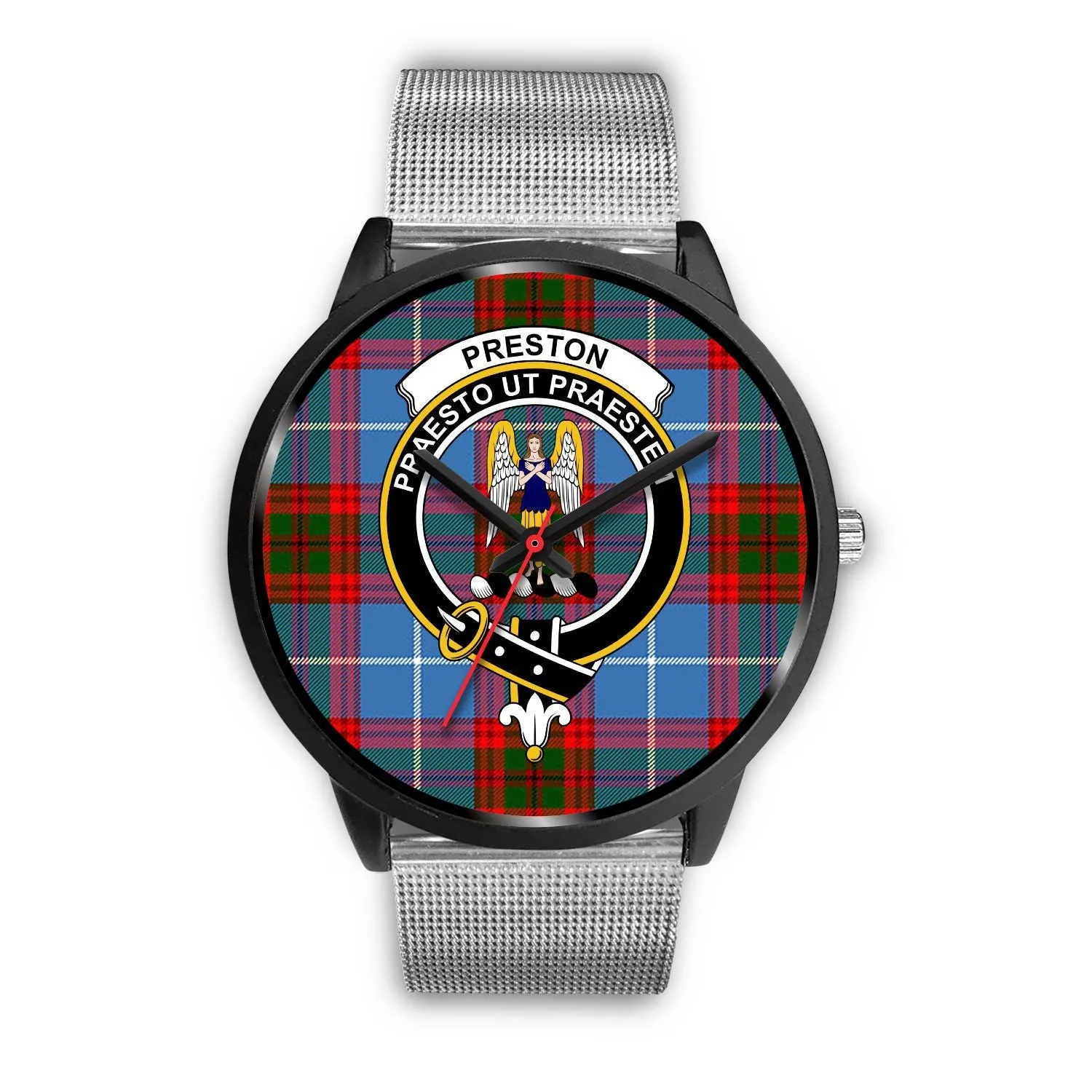 Preston Clan Badge Tartan Black Watch