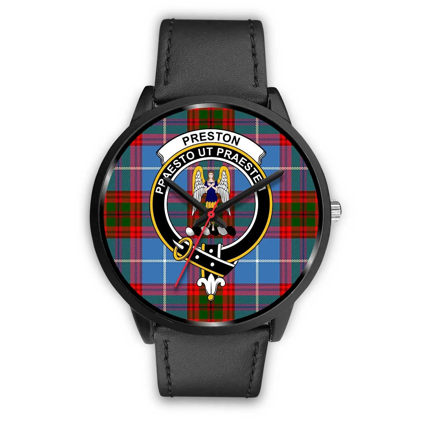 Preston Clan Badge Tartan Black Watch