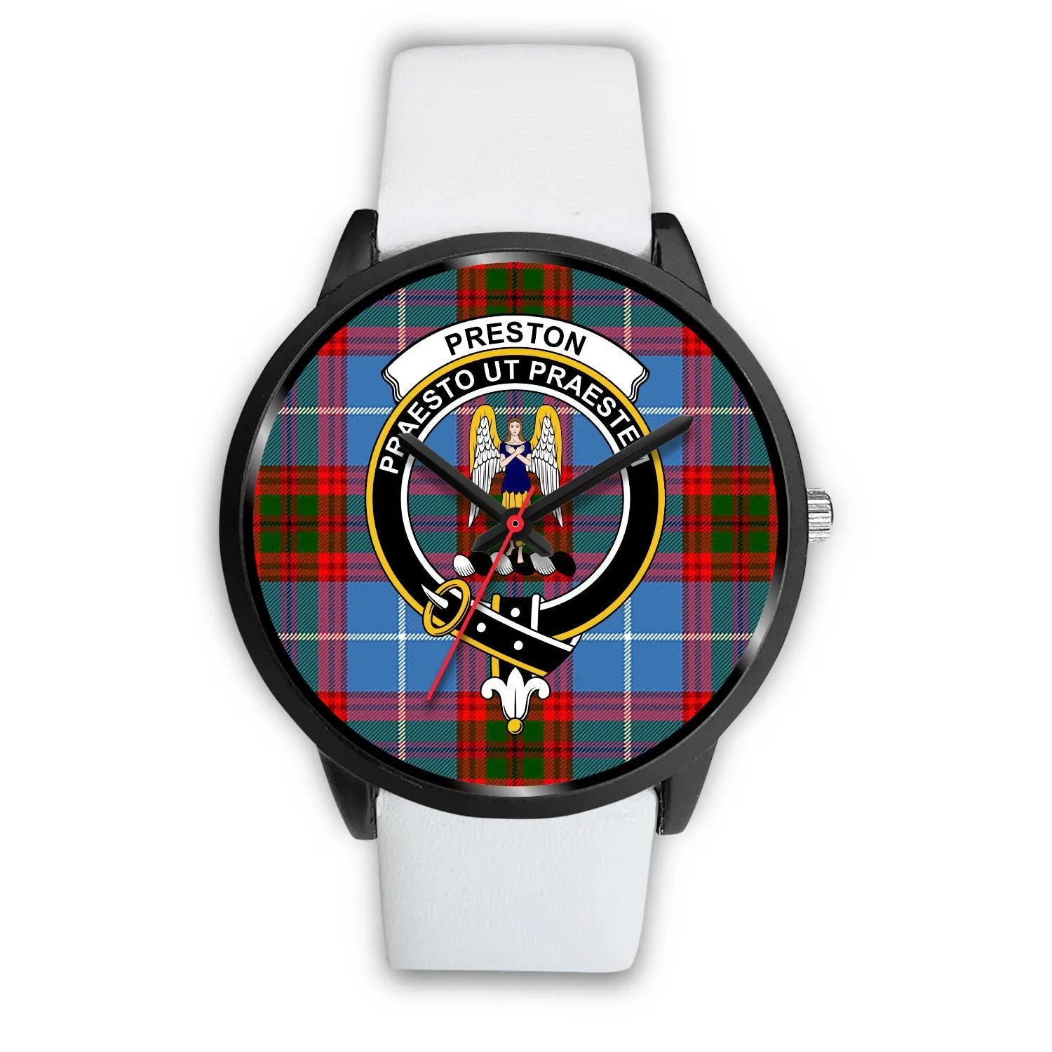 Preston Clan Badge Tartan Black Watch