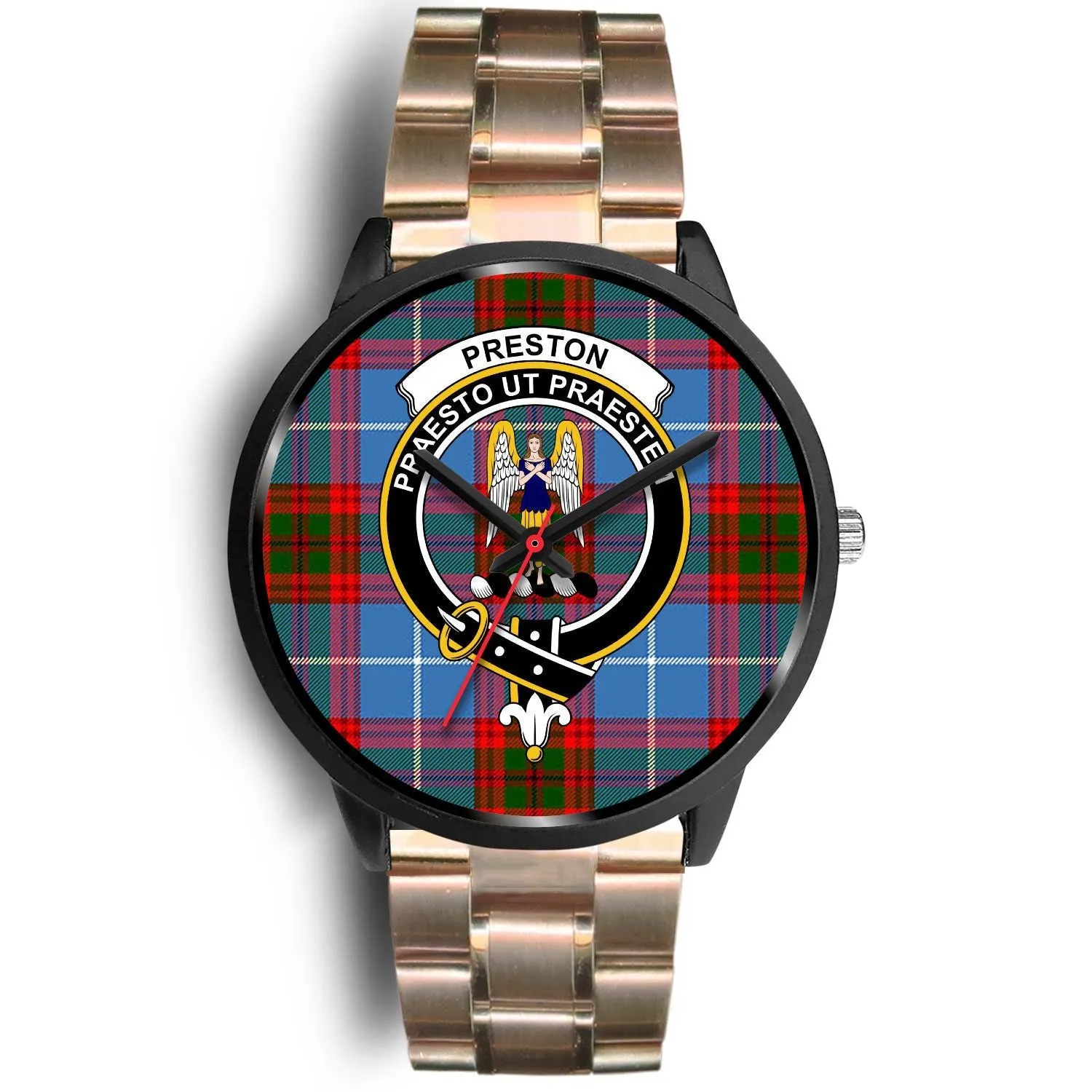 Preston Clan Badge Tartan Black Watch