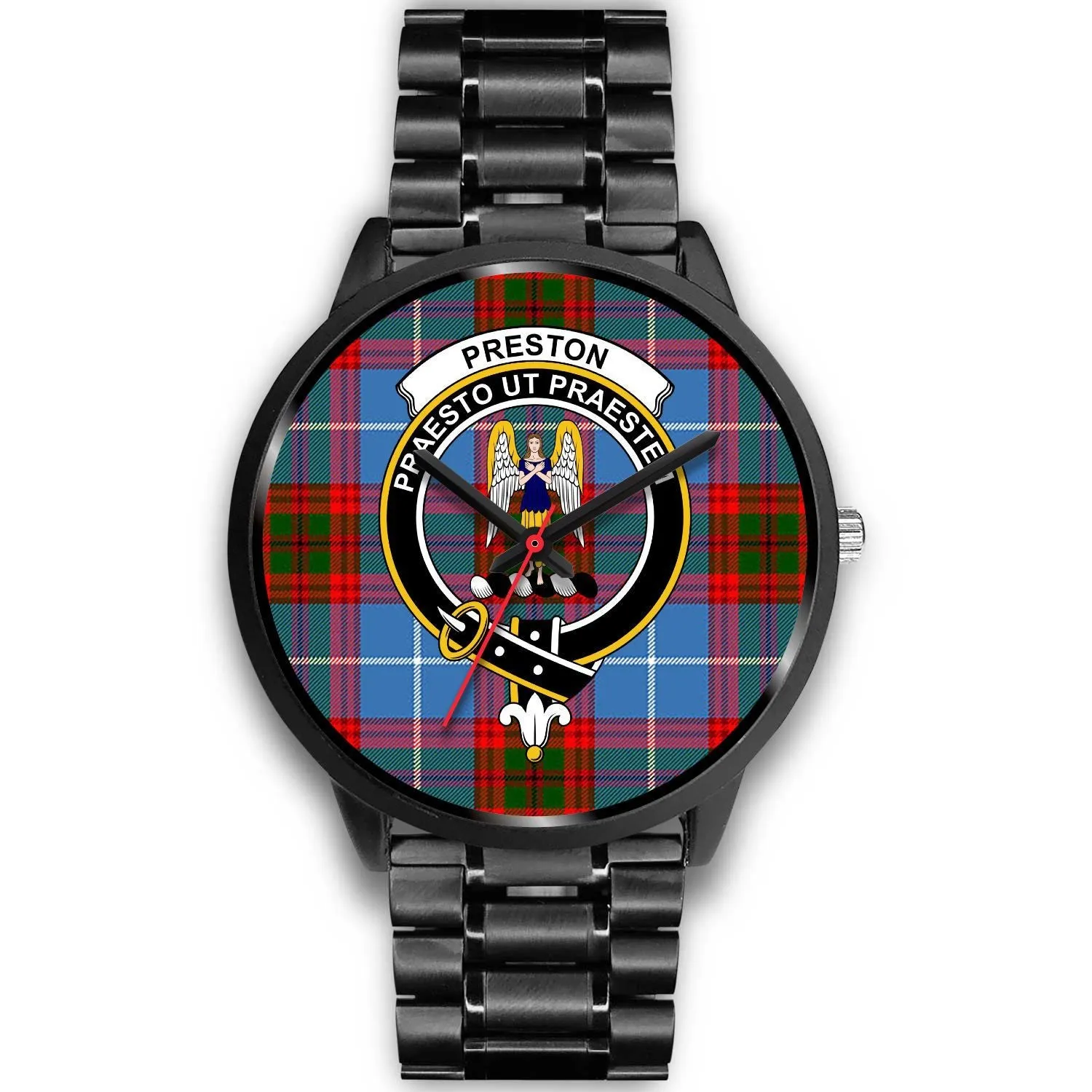 Preston Clan Badge Tartan Black Watch