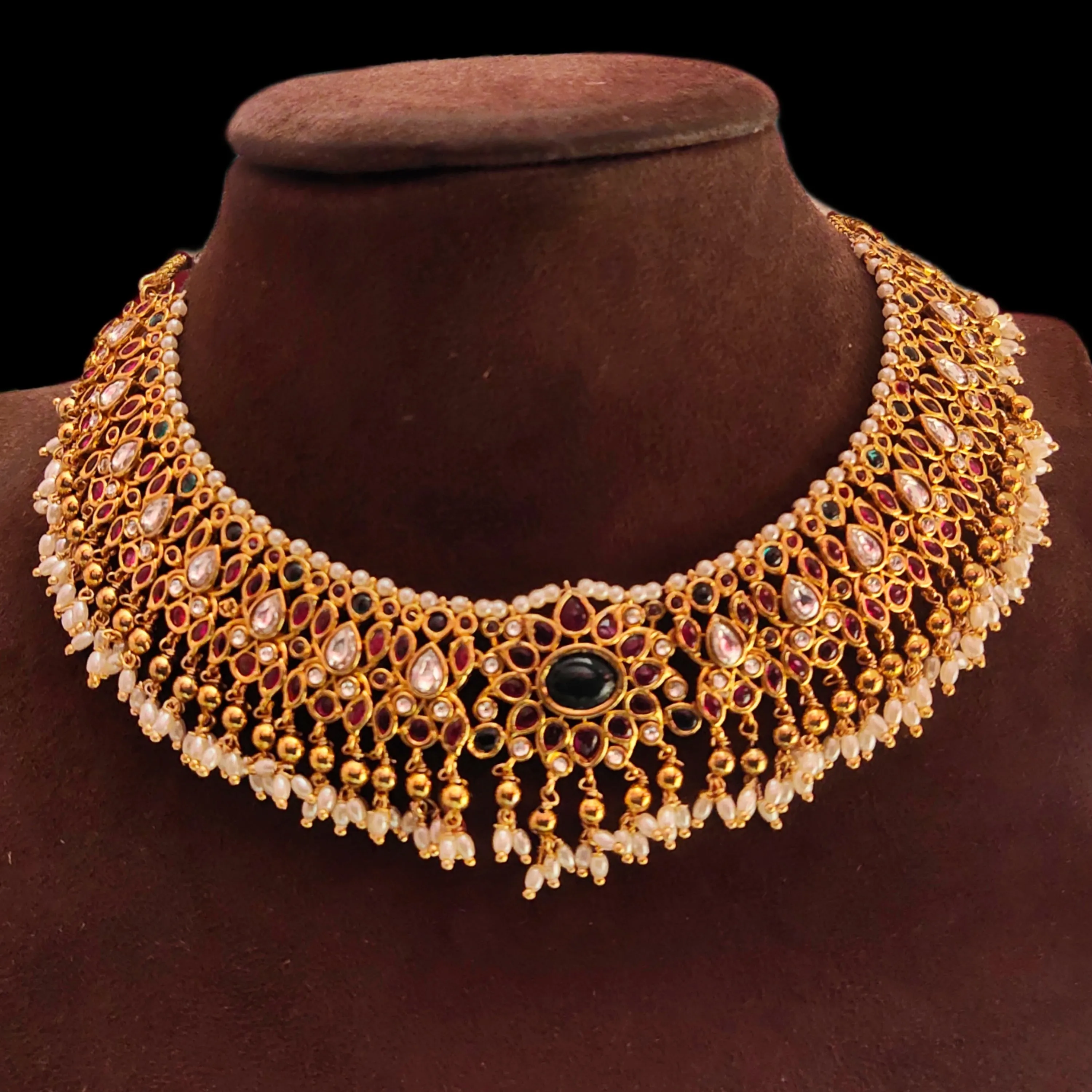 "Radiant Elegance: Unveiling the Stunning Kemp Necklace Set by ASP Fashion Jewellery 96063695"