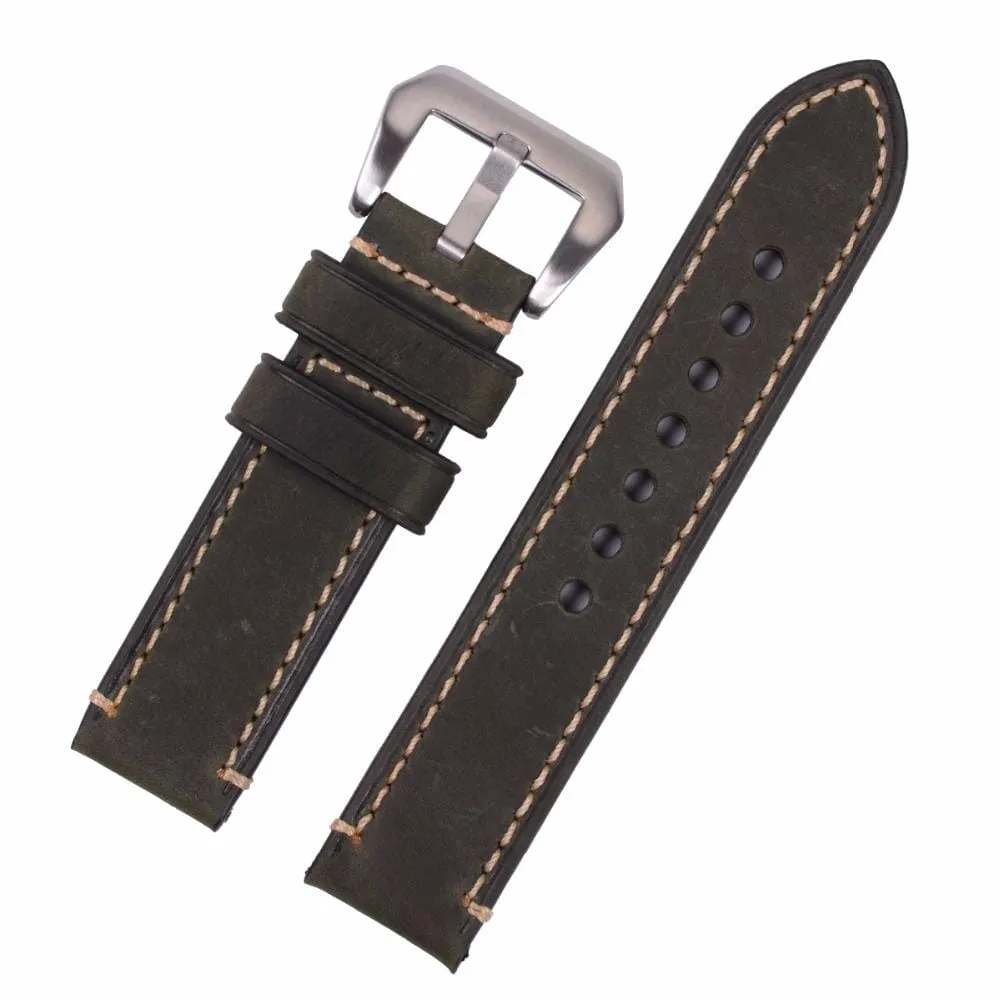 Retro Leather Straps Compatible with the MVMT Chrono 40mm, Element & Powerlane