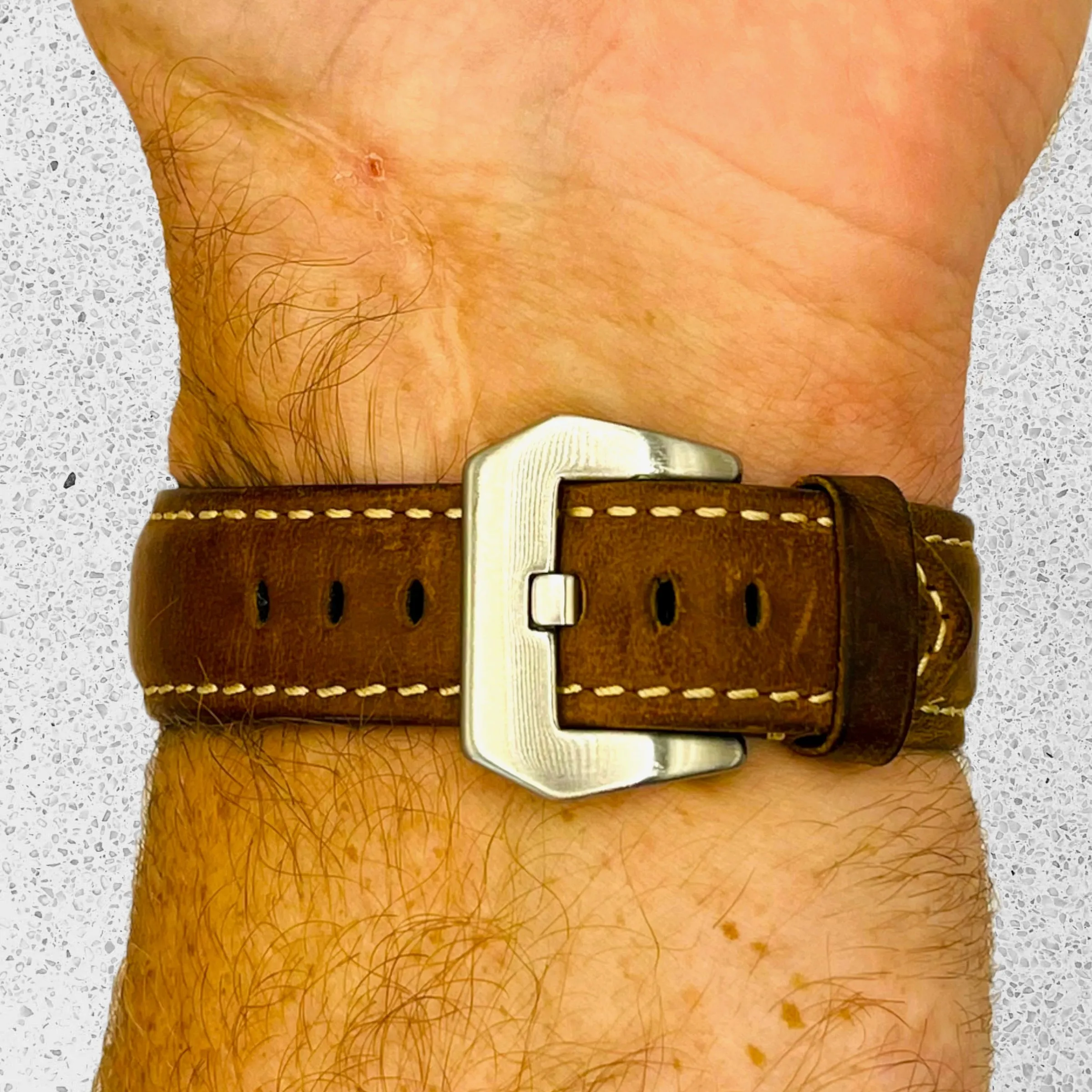 Retro Leather Straps Compatible with the MVMT Chrono 40mm, Element & Powerlane