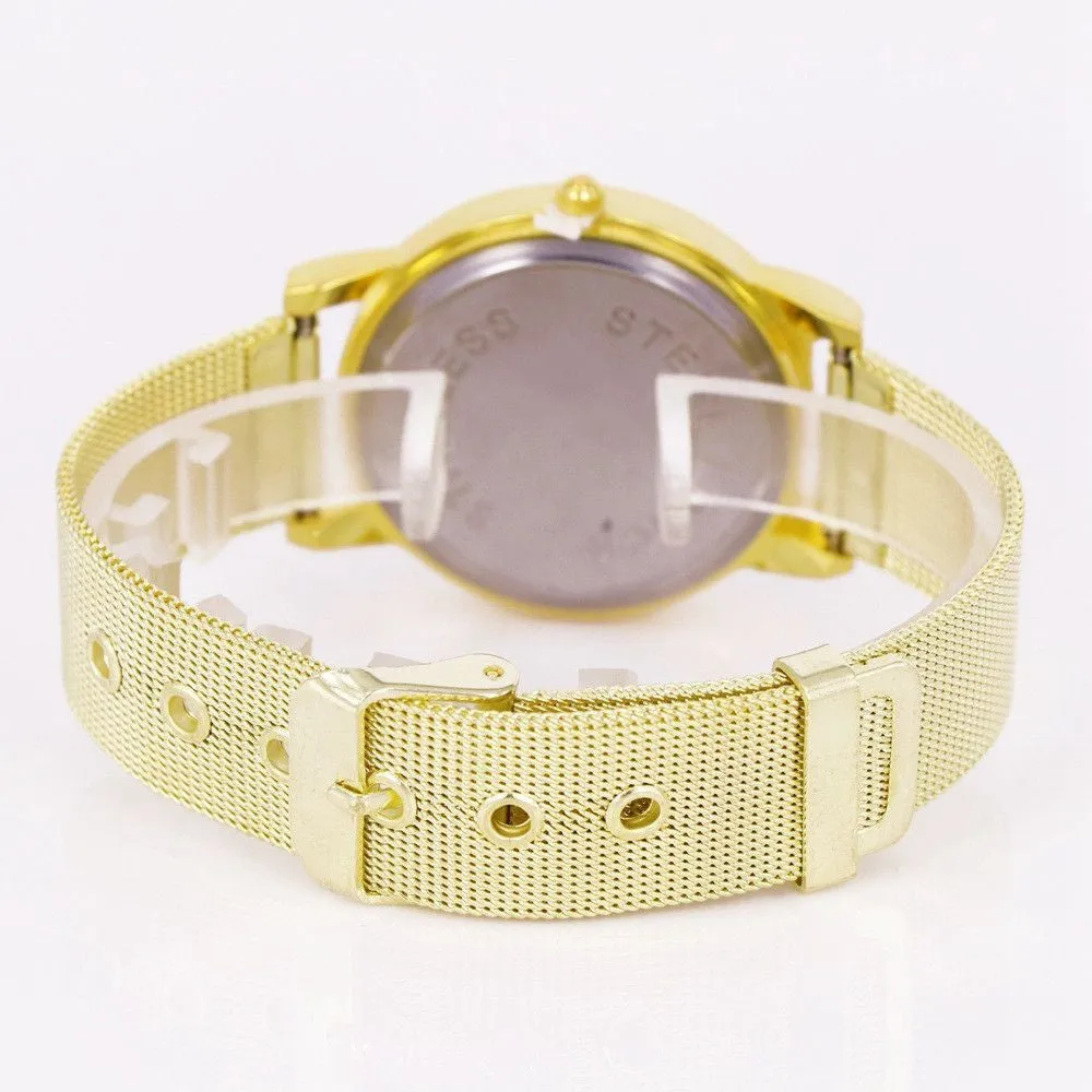 Retro Mesh Strap Cat Watch