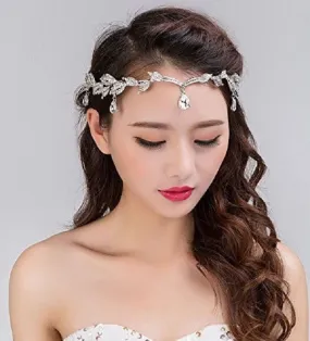 Rhinestone Tiara Crown Headband at Bling Brides Bouquet online bridal store