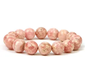 Rhodochrosite Stretch Bracelet 12mm