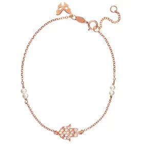 Rose Gold Hamsa Bracelet