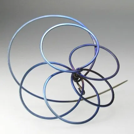 Round and Round Brooch