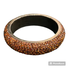 Secretly Posh Diamanté Bangle Brown