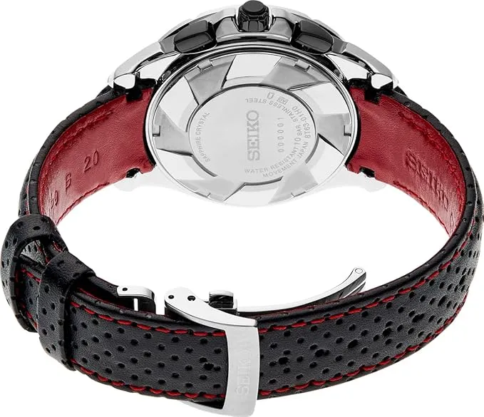 Seiko Coutura Quartz Chronograph 42.0 mm Red Dial Men's Watch (SSB435)