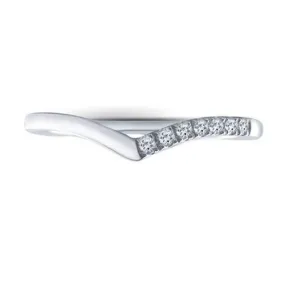 Shaped Brilliant Cut Diamond Band .07ct