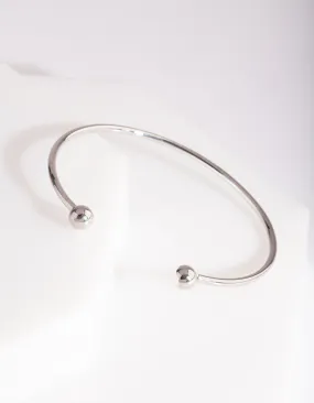 Silver Classic Open Cuff