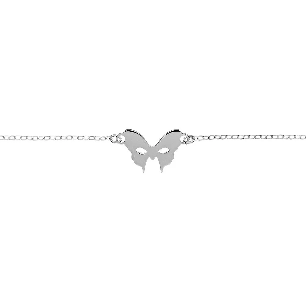 Silver Mask Bracelet