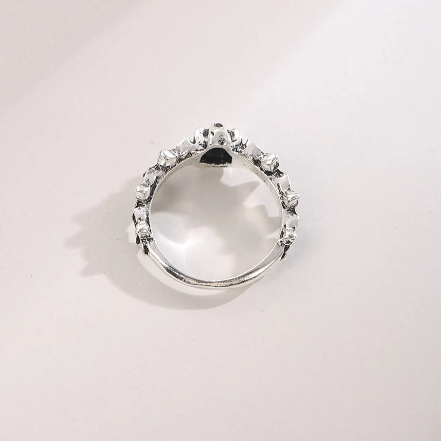 Skull Flower Ring